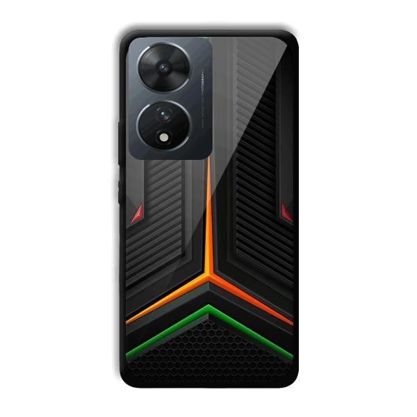 Black Design Phone Customized Printed Back Cover for Vivo T2 5G