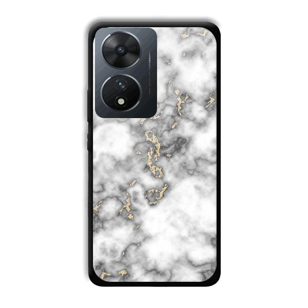 Grey White Design Phone Customized Printed Back Cover for Vivo T2 5G