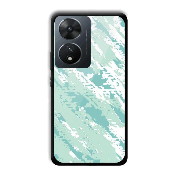 Sky Blue Design Phone Customized Printed Back Cover for Vivo T2 5G