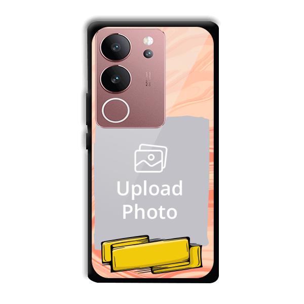 Pink Design Customized Printed Back Cover for Vivo V29 5G