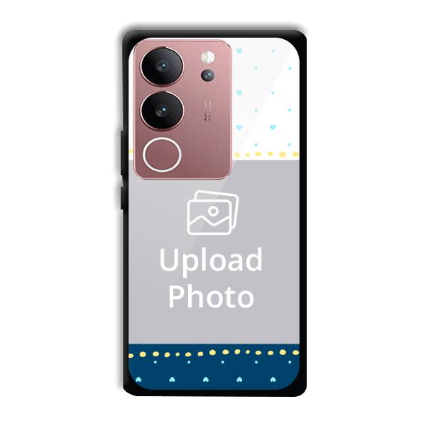 Cute Hearts Customized Printed Back Cover for Vivo V29 5G