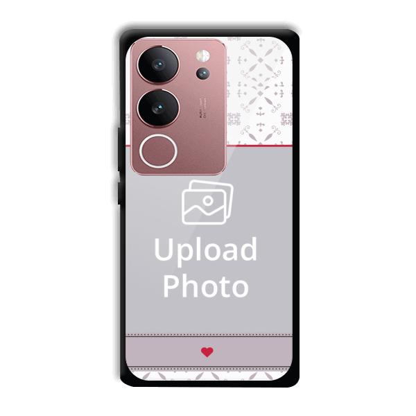 Fabric Print Customized Printed Back Cover for Vivo V29 5G