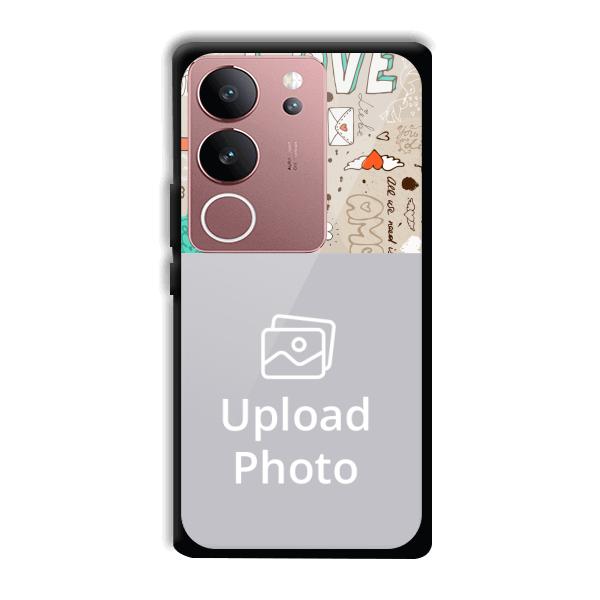 Love Customized Printed Back Cover for Vivo V29 5G
