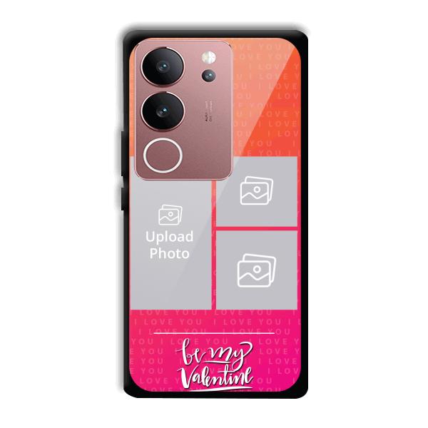 To My Valentine Customized Printed Back Cover for Vivo V29 5G