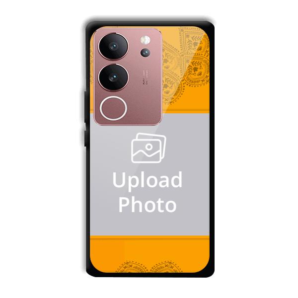 Mehendi Design Customized Printed Back Cover for Vivo V29 5G