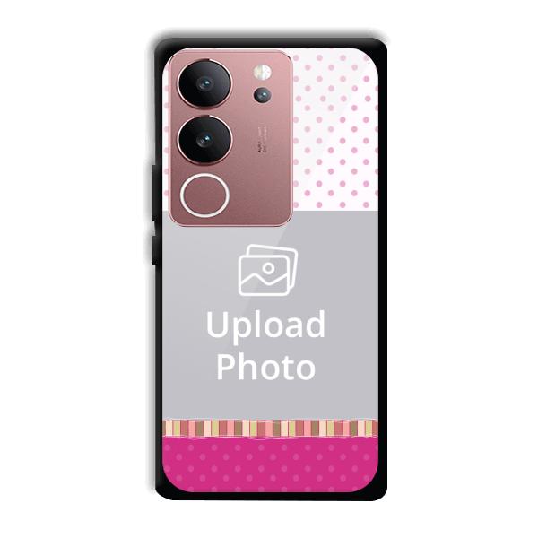 Baby Pink Design Customized Printed Back Cover for Vivo V29 5G
