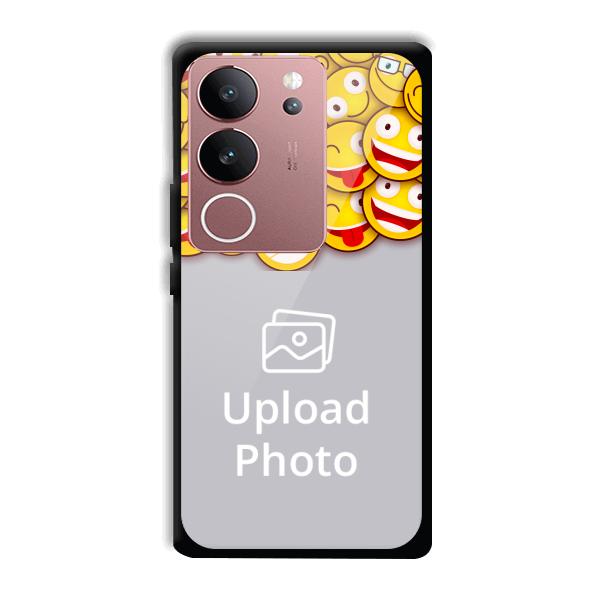 Emojis Customized Printed Back Cover for Vivo V29 5G