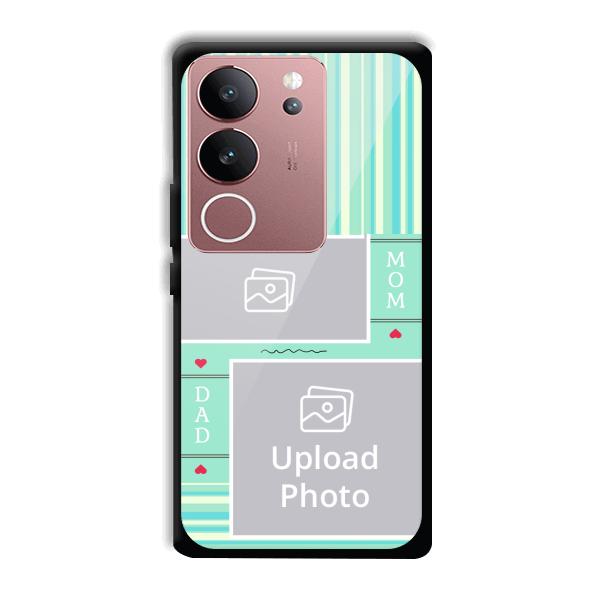 Mom Dad Customized Printed Back Cover for Vivo V29 5G