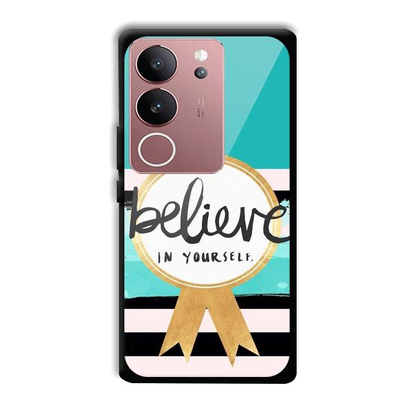 Believe in Yourself Phone Customized Printed Back Cover for Vivo V29 5G