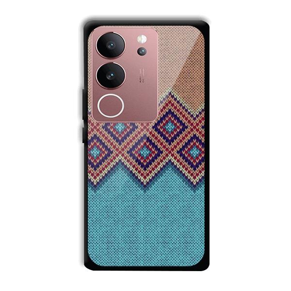 Fabric Design Phone Customized Printed Back Cover for Vivo V29 5G