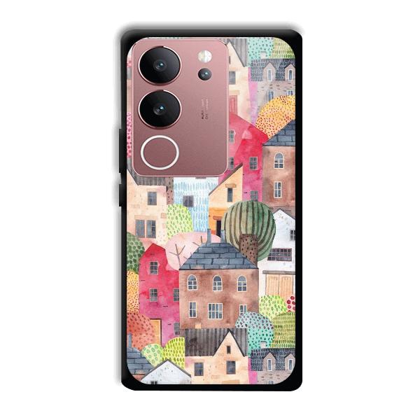 Colorful Homes Phone Customized Printed Back Cover for Vivo V29 5G