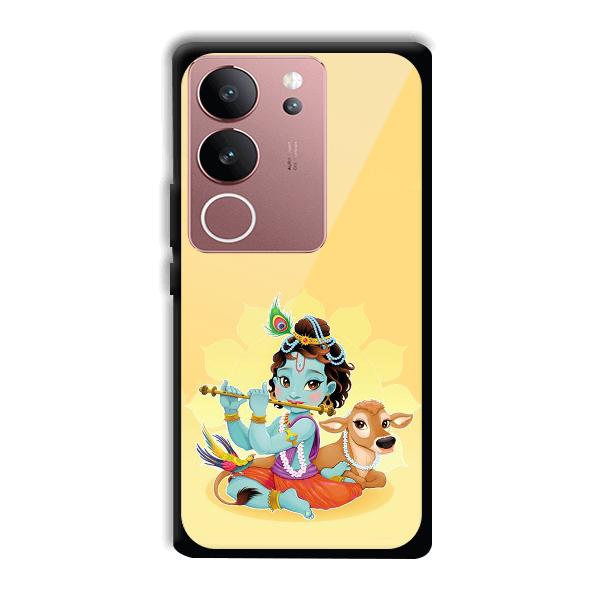 Baby Krishna Phone Customized Printed Back Cover for Vivo V29 5G