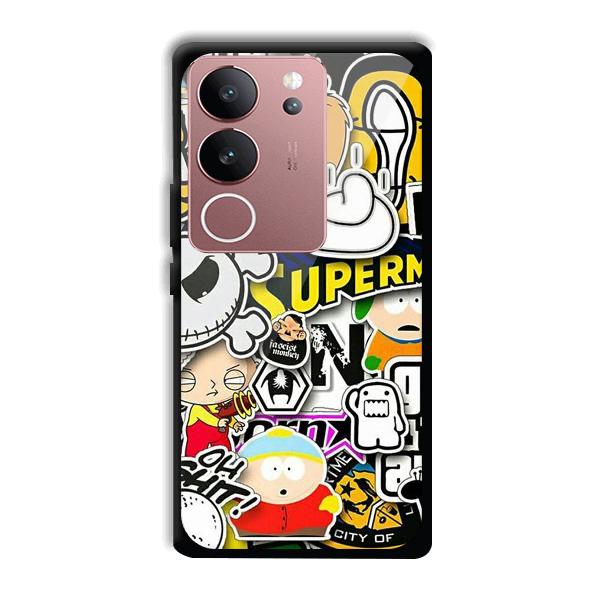 Cartoons Phone Customized Printed Back Cover for Vivo V29 5G