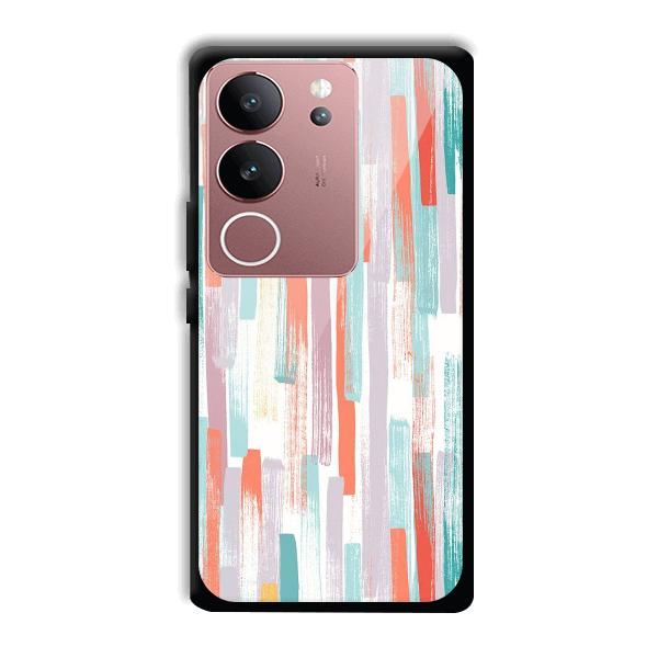 Light Paint Stroke Phone Customized Printed Back Cover for Vivo V29 5G