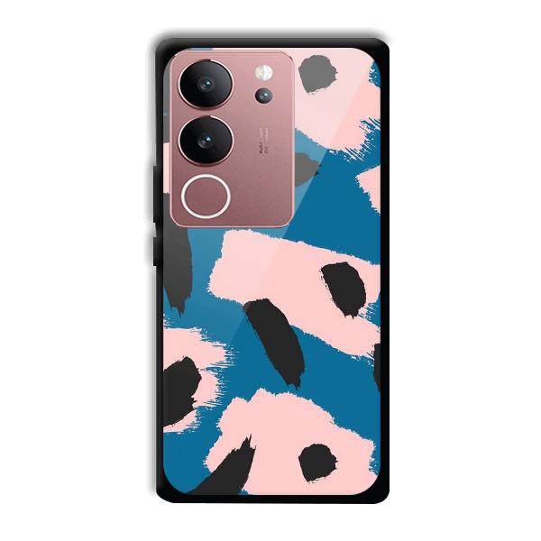 Black Dots Pattern Phone Customized Printed Back Cover for Vivo V29 5G