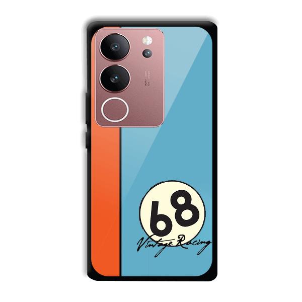 Vintage Racing Phone Customized Printed Back Cover for Vivo V29 5G
