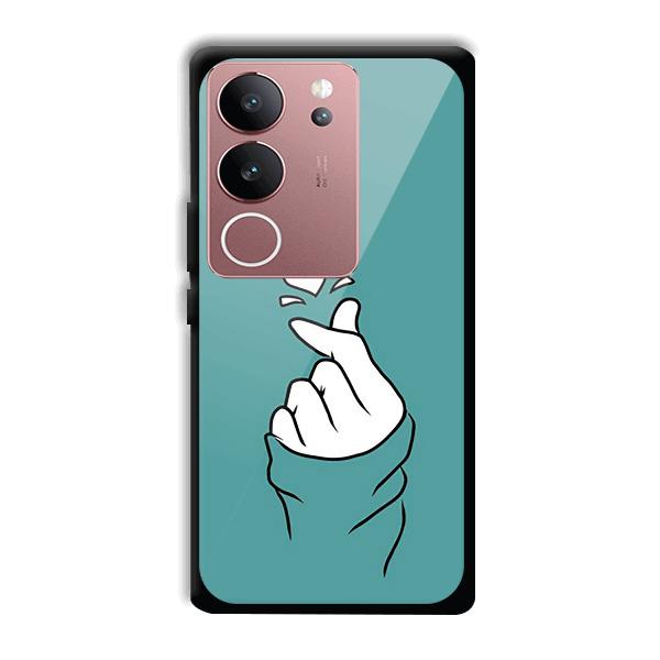 Korean Love Design Phone Customized Printed Back Cover for Vivo V29 5G