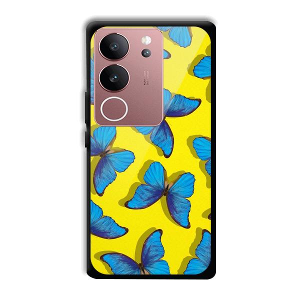 Butterflies Phone Customized Printed Back Cover for Vivo V29 5G