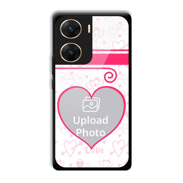Hearts Customized Printed Back Cover for Vivo V29e