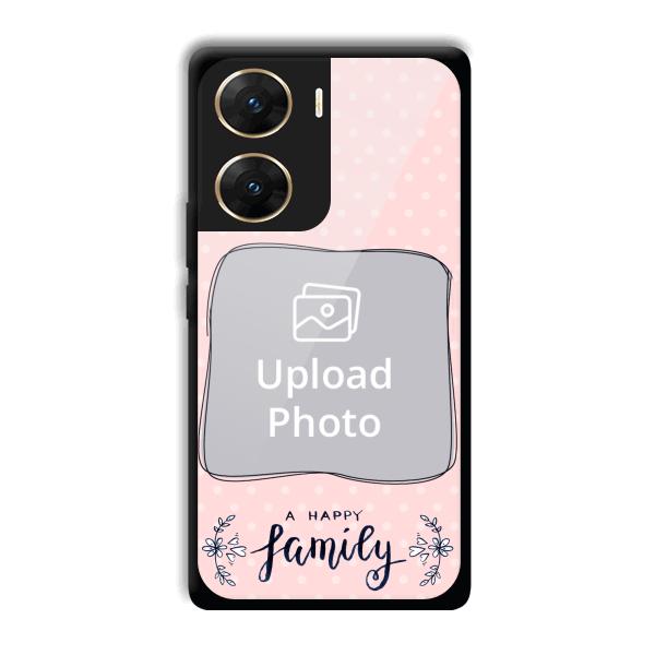 Happy Family Customized Printed Back Cover for Vivo V29e