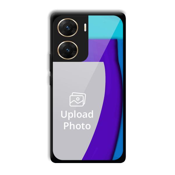 Blue Waves Customized Printed Back Cover for Vivo V29e