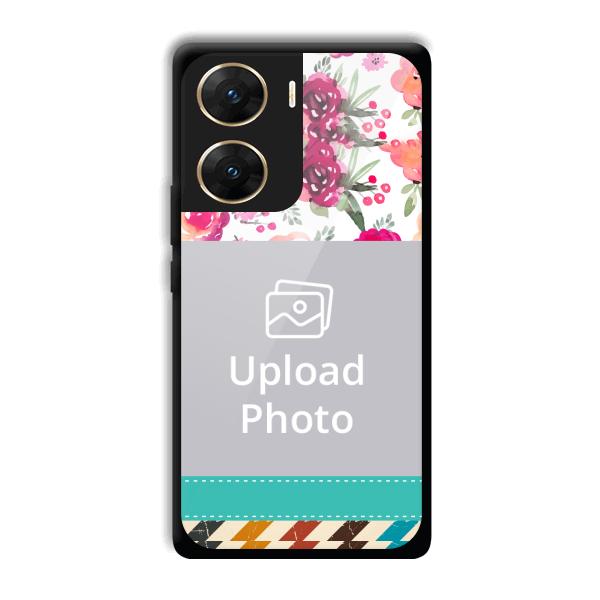 Water Color Painting Customized Printed Back Cover for Vivo V29e
