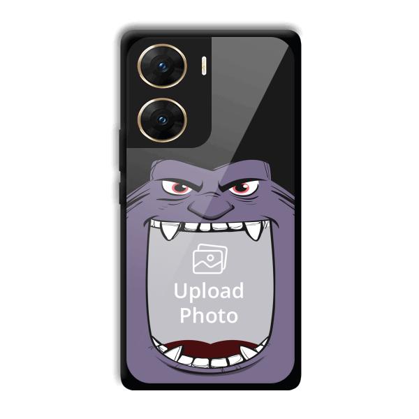 Purple Monster Customized Printed Back Cover for Vivo V29e