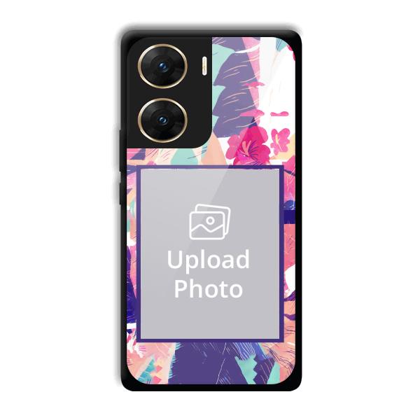 Palm Leaves Customized Printed Back Cover for Vivo V29e