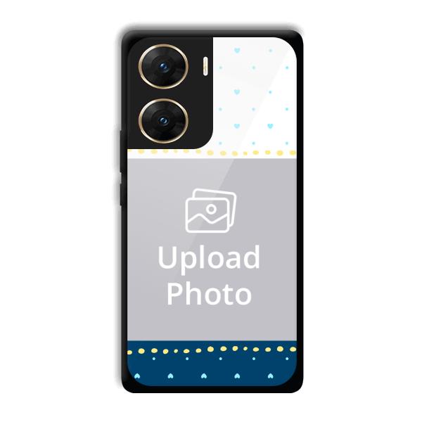 Cute Hearts Customized Printed Back Cover for Vivo V29e