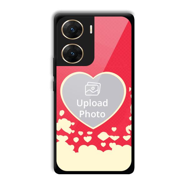 Heart Customized Printed Back Cover for Vivo V29e