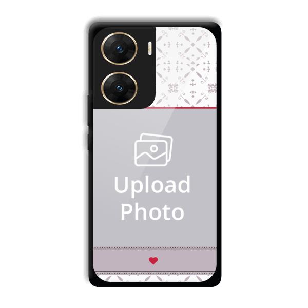 Fabric Print Customized Printed Back Cover for Vivo V29e