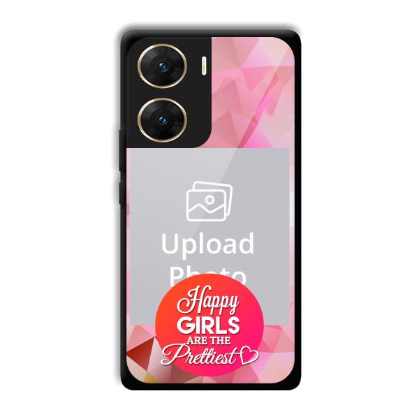 Happy Girls Customized Printed Back Cover for Vivo V29e