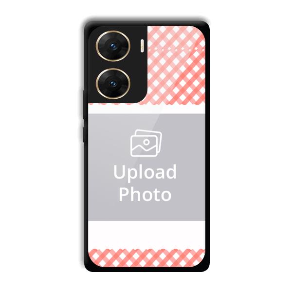 Cloth Pattern Customized Printed Back Cover for Vivo V29e