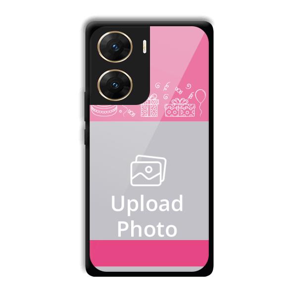 Birthday Design Customized Printed Back Cover for Vivo V29e