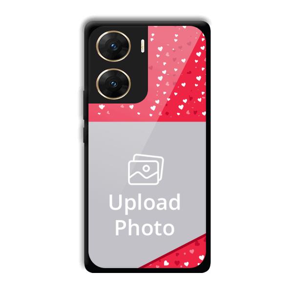 Dark Pink Customized Printed Back Cover for Vivo V29e