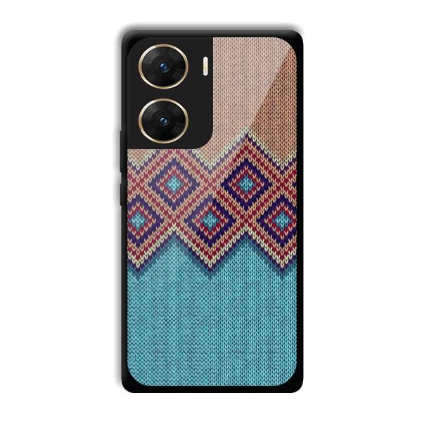 Fabric Design Phone Customized Printed Back Cover for Vivo V29e