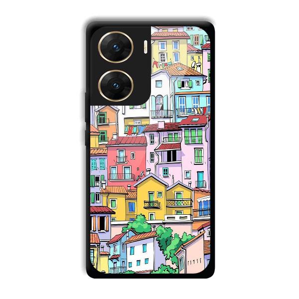 Colorful Alley Phone Customized Printed Back Cover for Vivo V29e