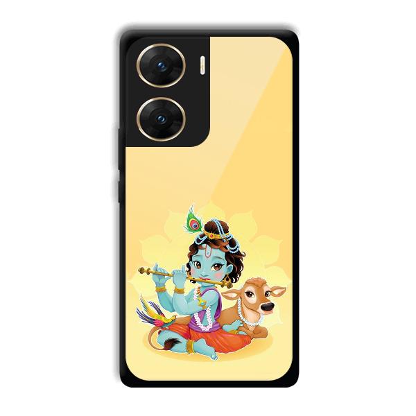 Baby Krishna Phone Customized Printed Back Cover for Vivo V29e