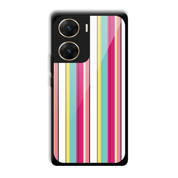 Lines Pattern Phone Customized Printed Back Cover for Vivo V29e