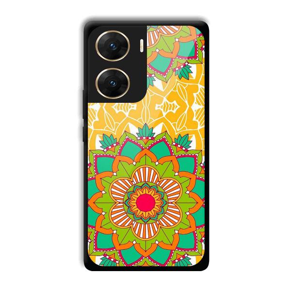 Mandala Art Phone Customized Printed Back Cover for Vivo V29e