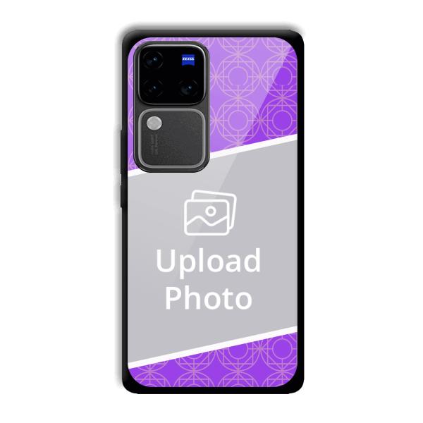 Purple Design Customized Printed Back Cover for Vivo V30 Pro 5G