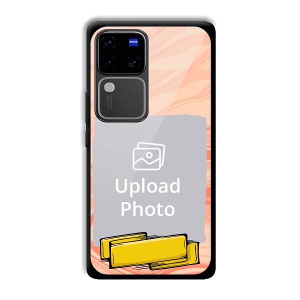 Pink Design Customized Printed Back Cover for Vivo V30 Pro 5G