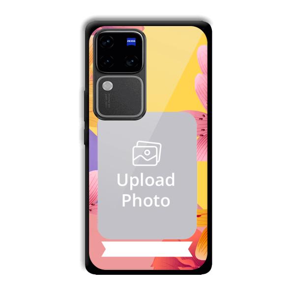 Colorful Flowers Customized Printed Back Cover for Vivo V30 Pro 5G
