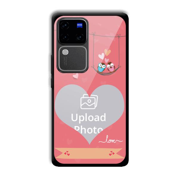 Love Birds Design Customized Printed Back Cover for Vivo V30 Pro 5G