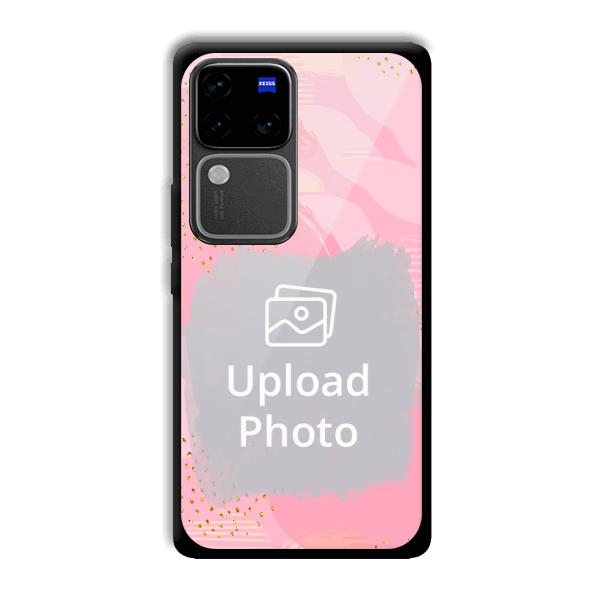 Sparkly Pink Customized Printed Back Cover for Vivo V30 Pro 5G