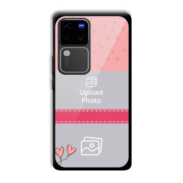 Pinkish Design Customized Printed Back Cover for Vivo V30 Pro 5G