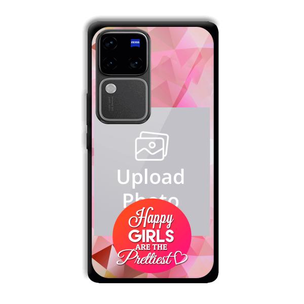 Happy Girls Customized Printed Back Cover for Vivo V30 Pro 5G