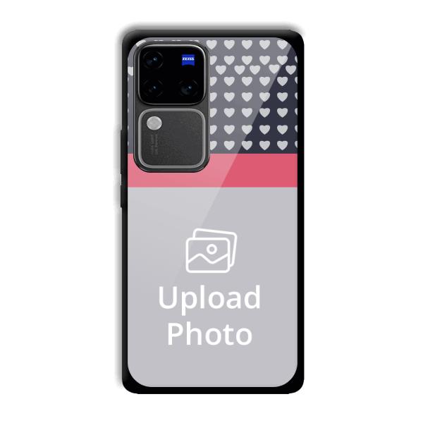 Hearts Customized Printed Back Cover for Vivo V30 Pro 5G