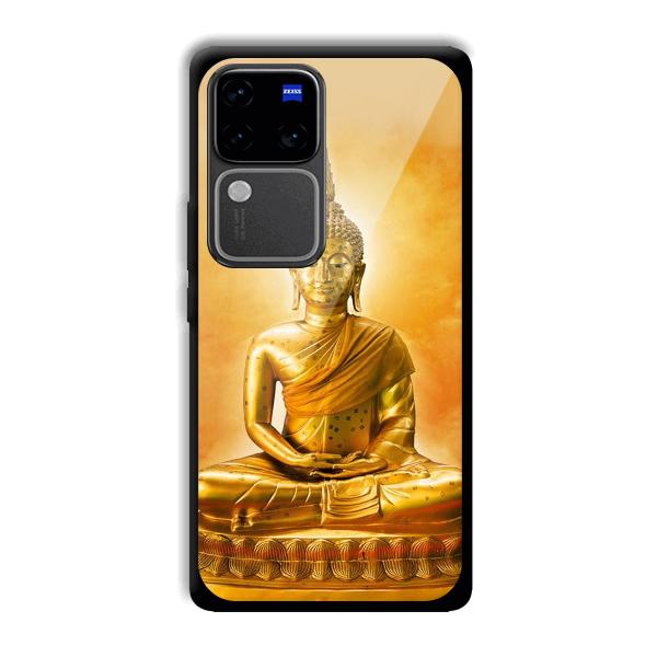 Golden Buddha Phone Customized Printed Back Cover for Vivo V30 Pro 5G
