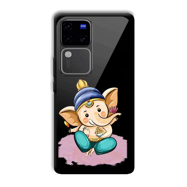 Ganpathi Ji Phone Customized Printed Back Cover for Vivo V30 Pro 5G
